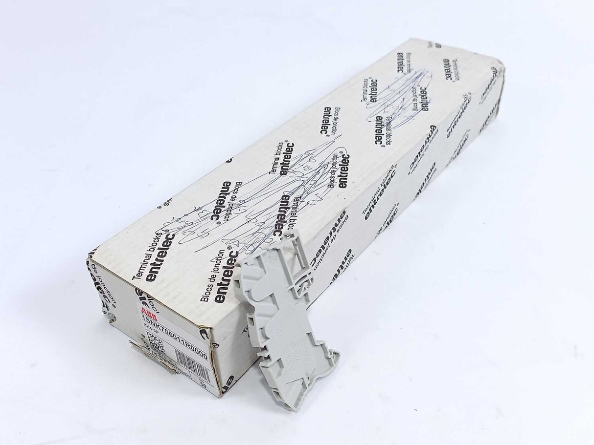 ABB 1SNK706011R0000 ZK4-3P PI-Spring clamp Terminal Block 50 Pcs.