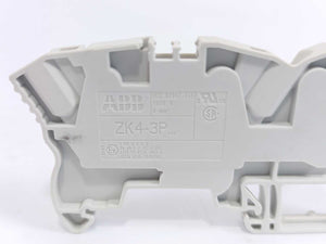 ABB 1SNK706011R0000 ZK4-3P PI-Spring clamp Terminal Block 50 Pcs.