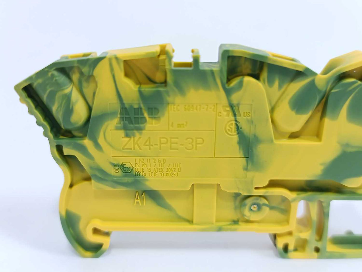 ABB 1SNK706151R0000 ZK4-PE-3P PI-Spring clamp Terminal Block 20 Pcs.