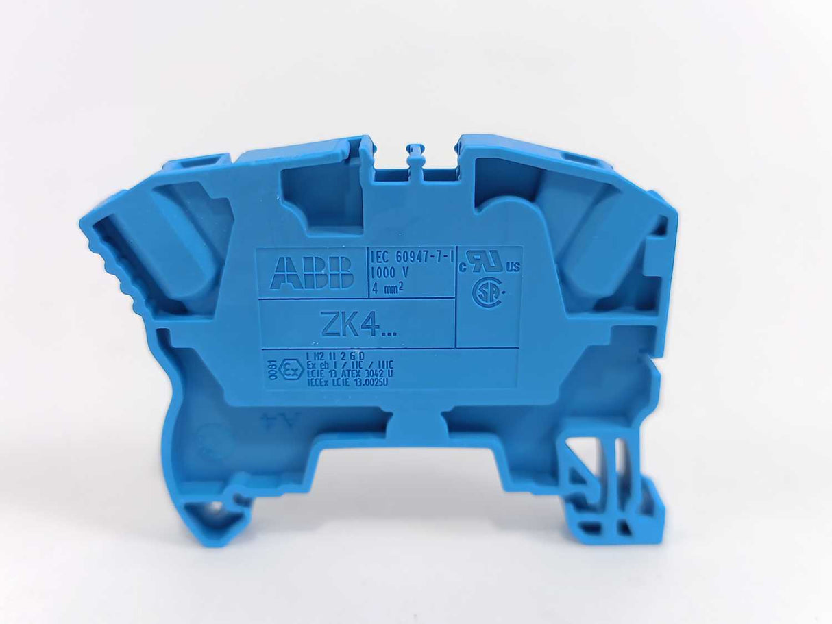 TE Connectivity 1SNK706020R0000 ZK4-BL PI-Spring clamp Terminal Block