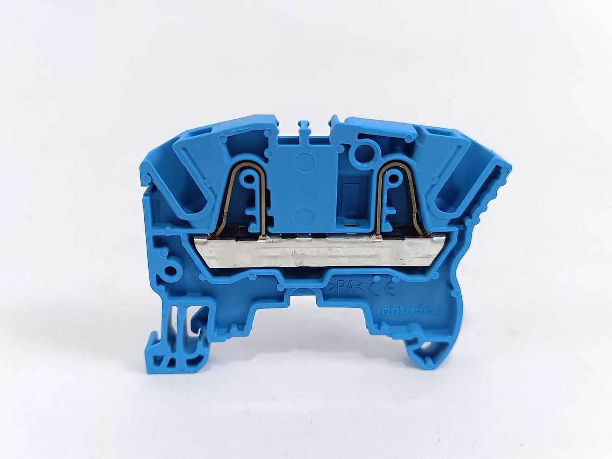TE Connectivity 1SNK706020R0000 ZK4-BL PI-Spring clamp Terminal Block