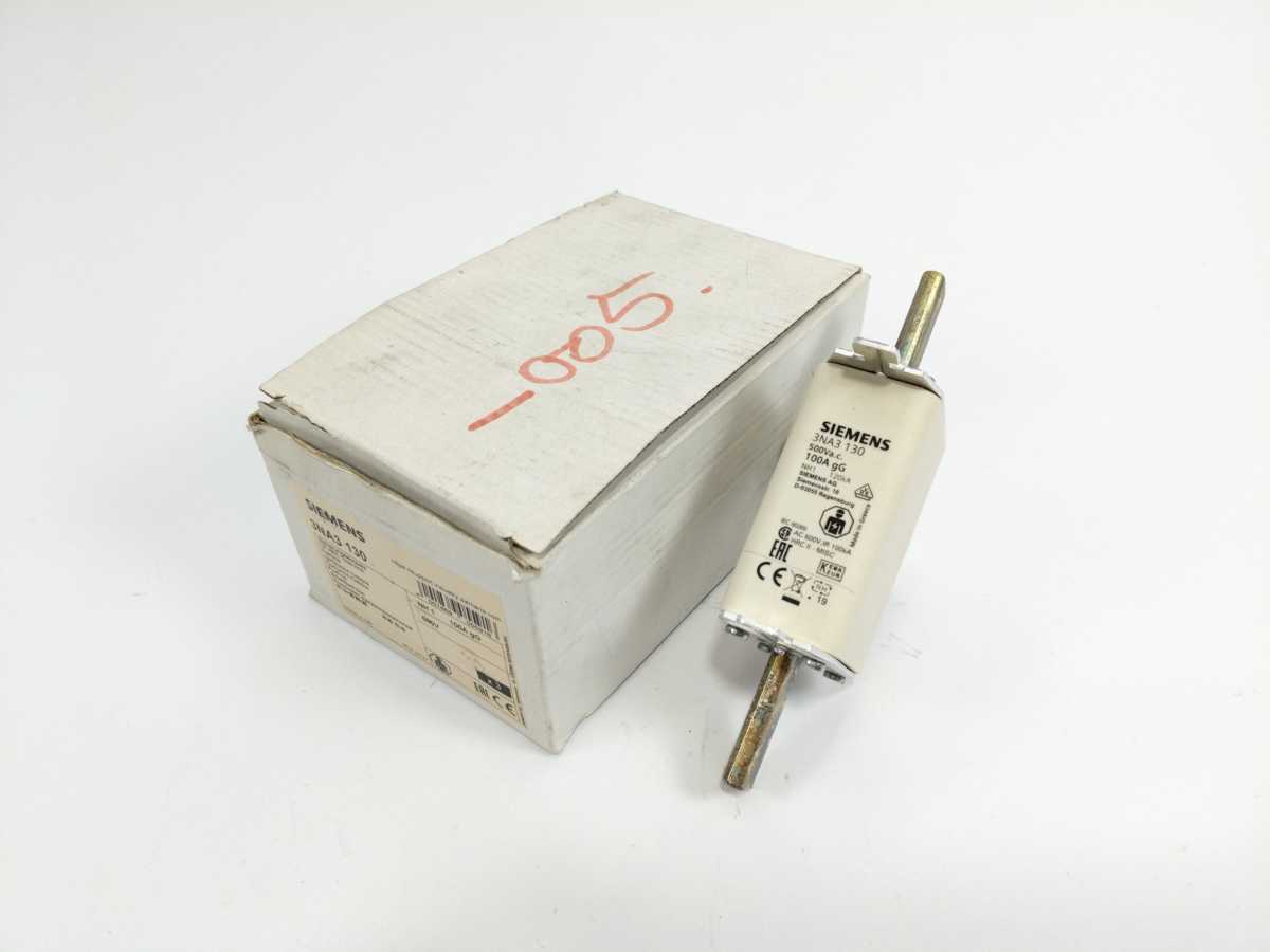 Siemens 3NA3 130 LV HRC Fuse-Link, Batch of 3 pcs.