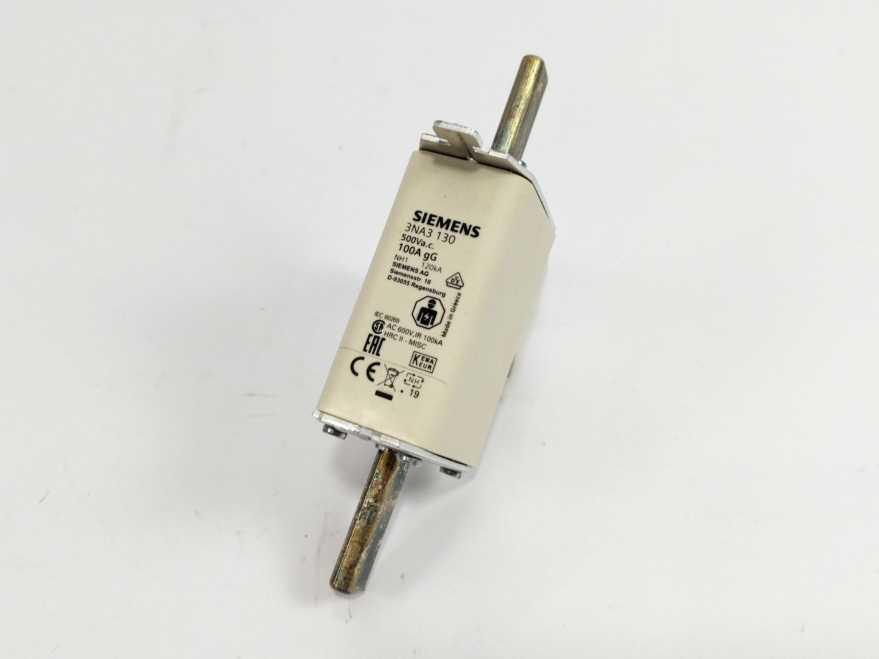 Siemens 3NA3 130 LV HRC Fuse-Link, Batch of 3 pcs.