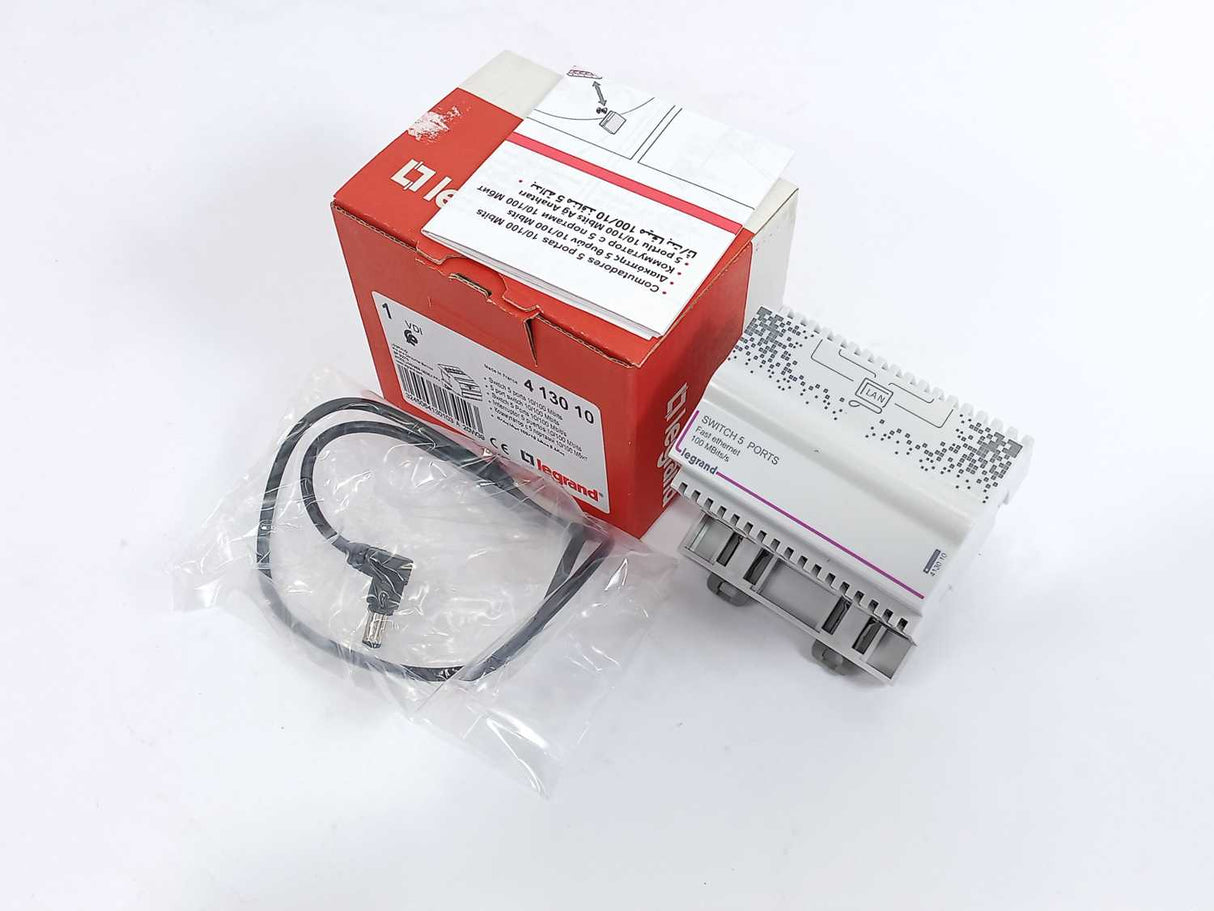 Legrand 413010 Switch 5 Ports Fast Ethernet 100 MBits/s