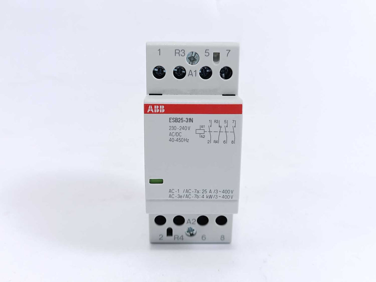 ABB 2CDC103043M6801 ESB25-31N Installation Contactor, Batch of 2 pcs.