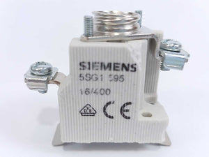 Siemens 5SG1 595 Single-Pole NEOZED Fuse Base, Batch of 7 pcs