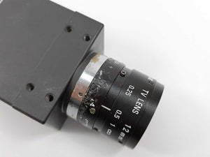 IAI CV-A1 Industrial Camera 12V 1A w/ PENTAX 12mm TV Lens 1:1.4