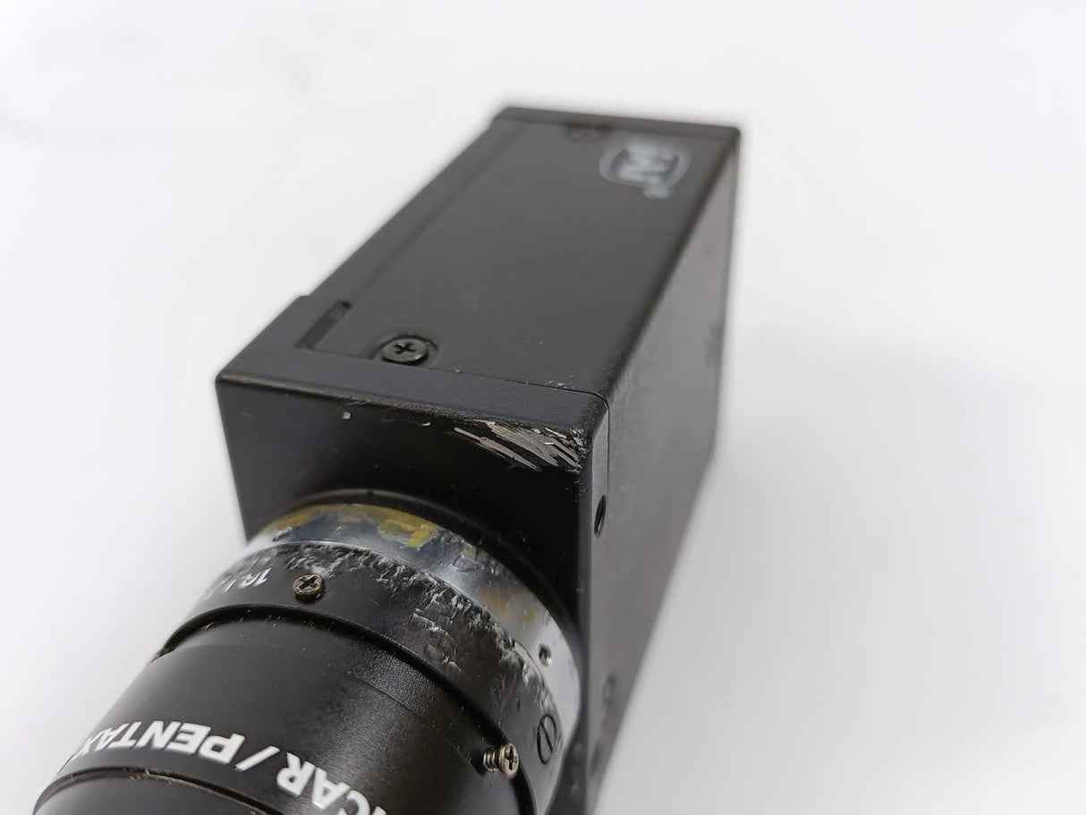 IAI CV-A1 Industrial Camera 12V 1A w/ PENTAX 12mm TV Lens 1:1.4