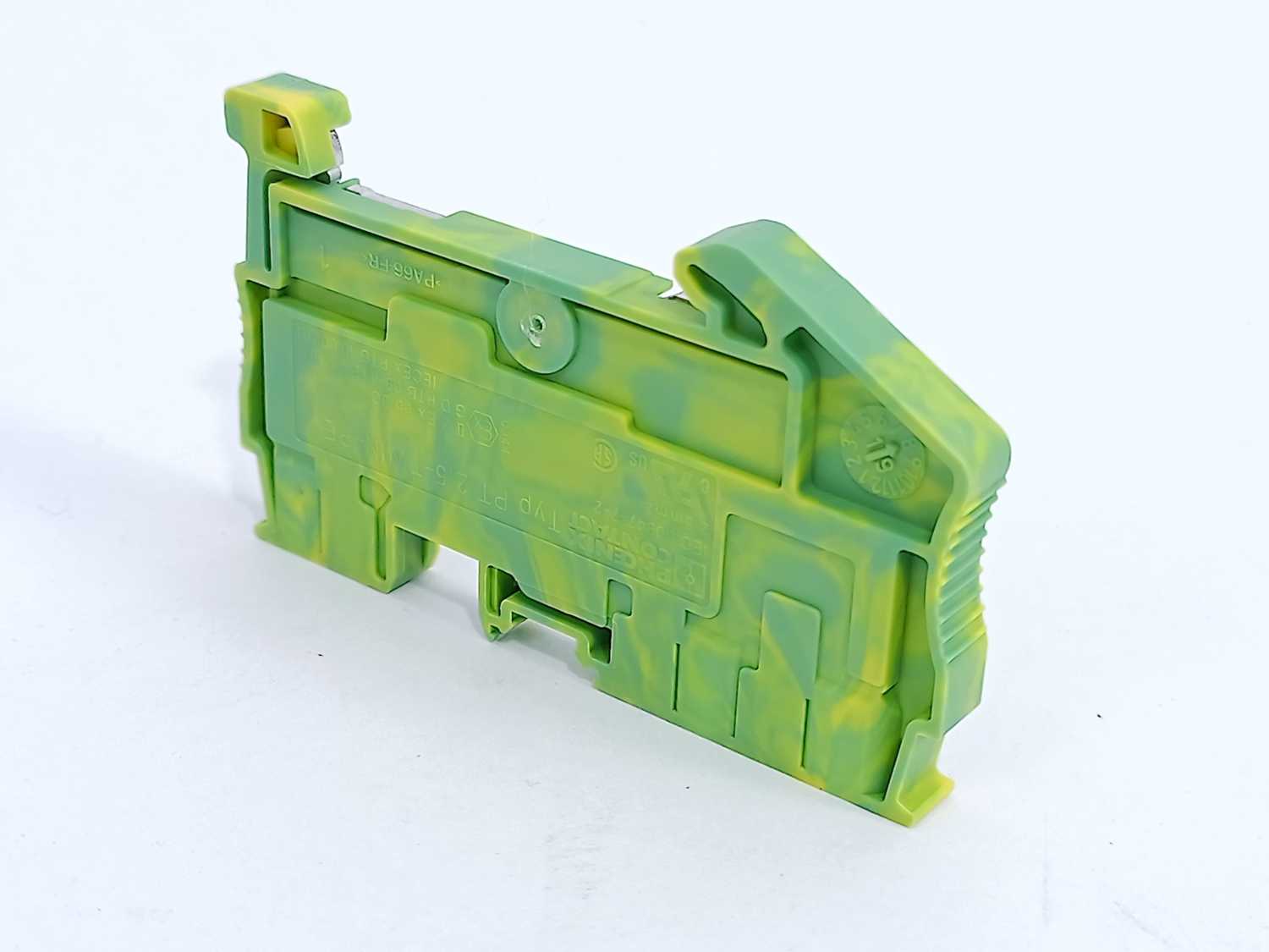 Phoenix Contact 3209565 PT 2,5-TWIN-PE Terminal Block, Batch of 50