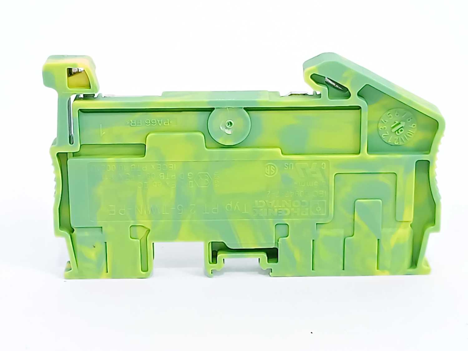 Phoenix Contact 3209565 PT 2,5-TWIN-PE Terminal Block, Batch of 50