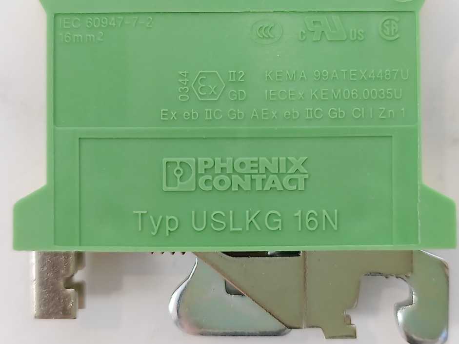 Phoenix Contact 0443023 USLKG 16 N Terminal Block, Batch of 45 pcs