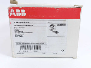ABB 2CSB204592R3630 DDA204 B-63/0.3 AP-R RCD-Block