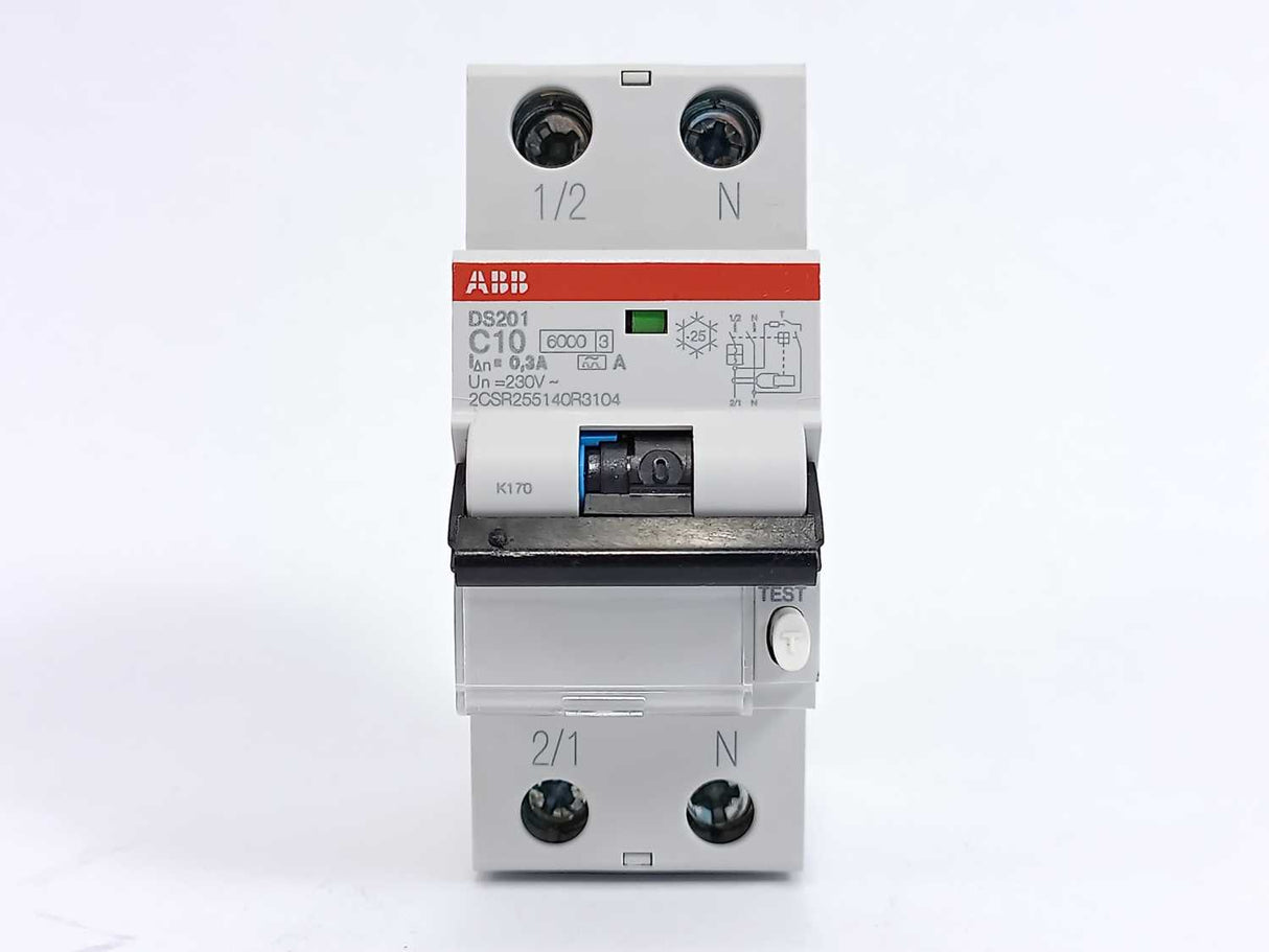 ABB 2CSR255140R3104 DS201C10A300 RCBO Residual Current Circuit Breaker