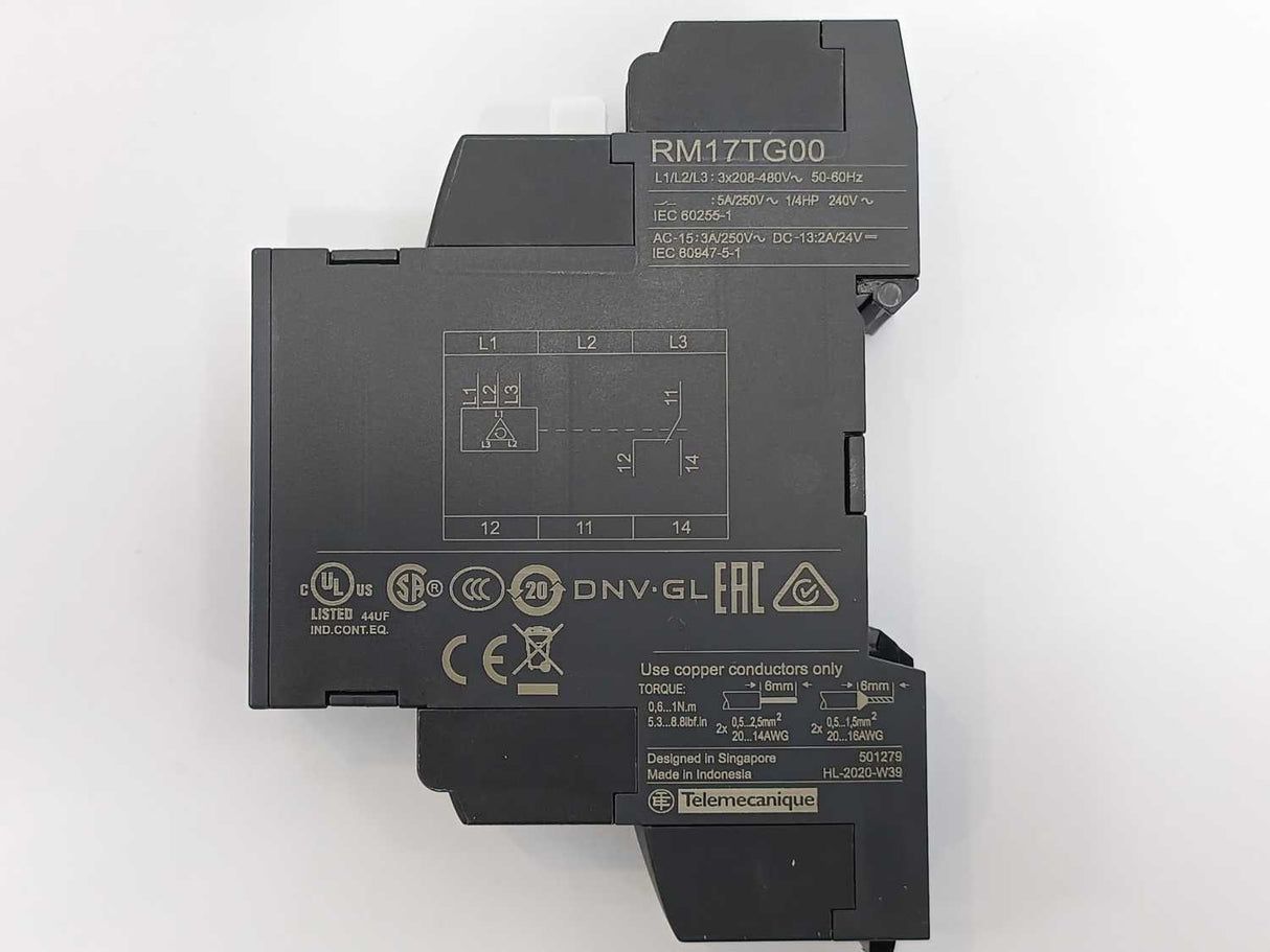 Schneider Electric RM17TG00 940506 Phase Control Relay