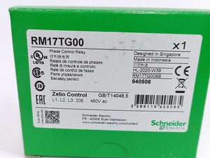Schneider Electric RM17TG00 940506 Phase Control Relay
