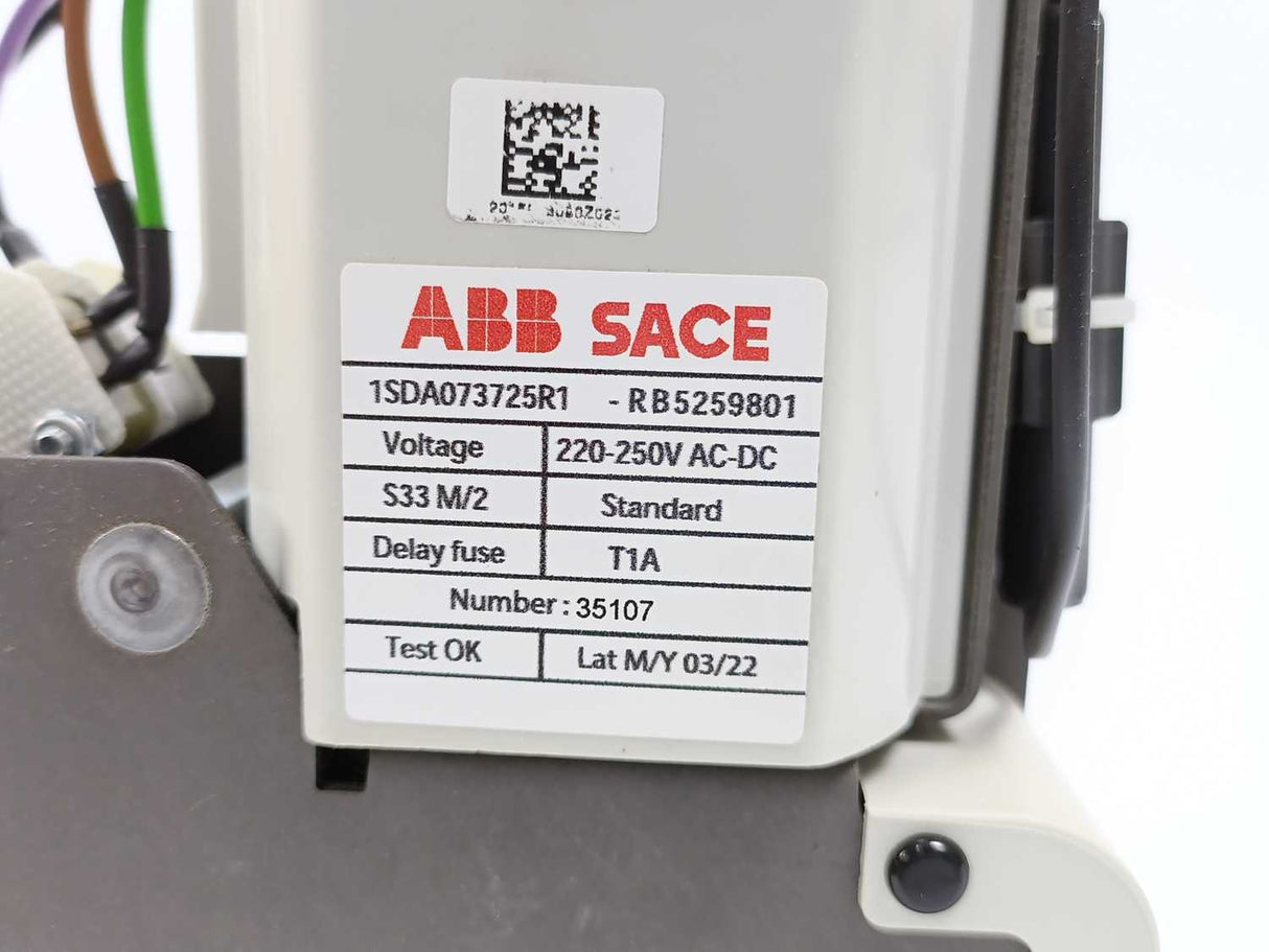 ABB 1SDA073725R1 Geared Motor Device 220-250V AC-DC E2.2...E6.2