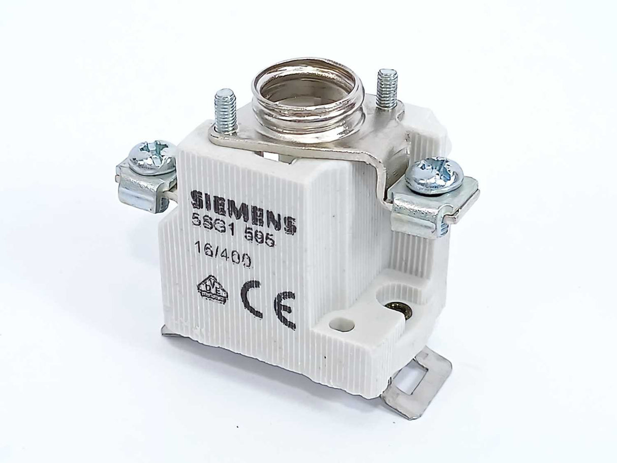 Siemens 5SG1 595 553 Single-Pole NEOZED Fuse Base. Batch of 6 pcs.