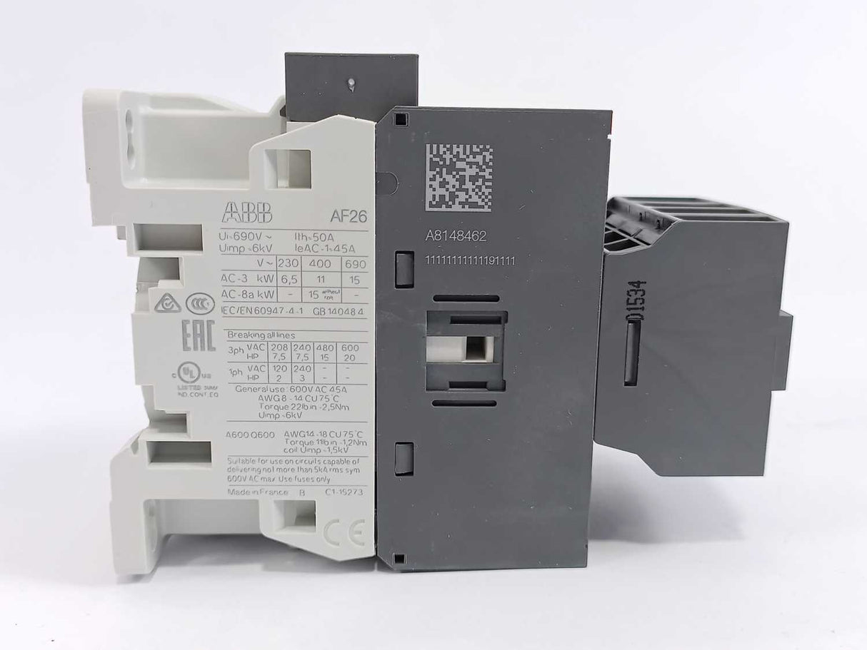 ABB 1SBL237001R1311 AF26-30-11-13 100-250V 50/60HZ-DC Contactor