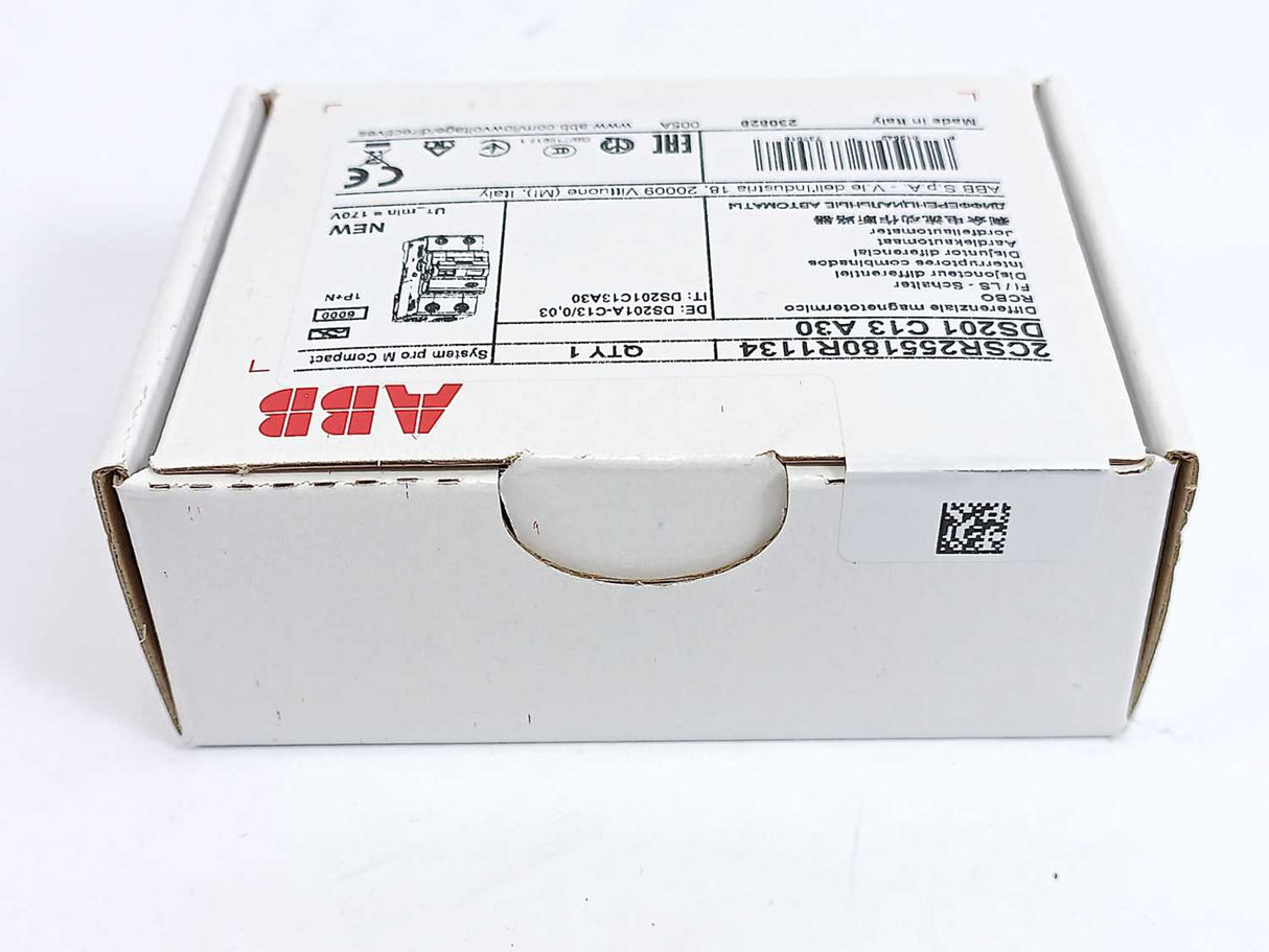 ABB 2CSR255180R1134 Residual Current Circuit Breaker w/ Overcurrent Protection