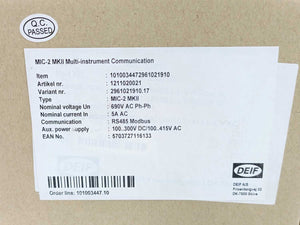 Deif MIC-2 MKII 1211020021 Multi-instrument