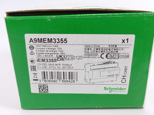 Schneider Electric A9MEM3355 iEM3355 energy meter - 125 A - Modbus