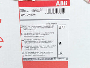 ABB 1SDA104693R1 XT5 W FP 630A 4p EF EF IEC/UL Fixed Part Withdrawable