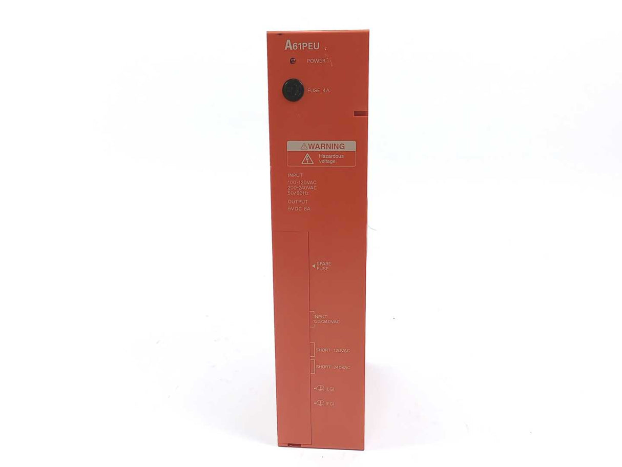 Mitsubishi A61PEU MELSEC Power Supply Unit for PLC 5VDC 8A