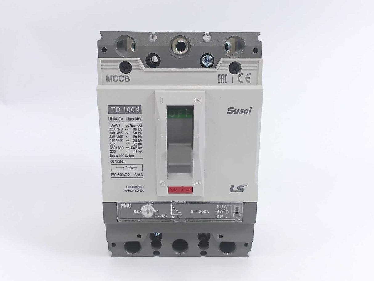 LS Electric TD100N FMU 80A 3P MCCB Power Breaker