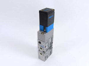Festo 114900 MVH-5-1/8-B-VI Solenoid Valve w/ 13464