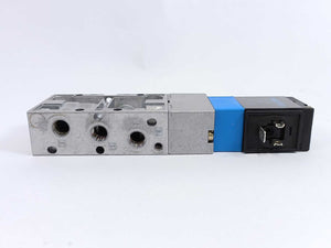 Festo 114900 MVH-5-1/8-B-VI Solenoid Valve w/ 13464