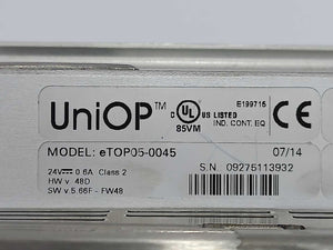 Uniop eTOP05-0045 5,6" Touch Screen Operator Panel HMI
