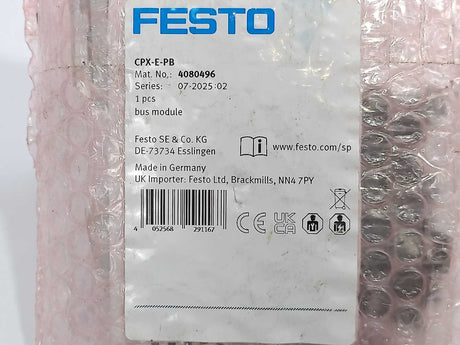 Festo 4080496 Bus Module CPX-E-PB