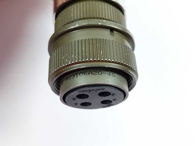 VG95234M-22-22PM MS3106A20-45 Cord with Male and Female Connectors
