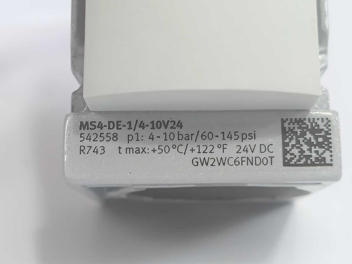 Festo 542558 MS4-DE-1/4-10V24 Soft Start Valve G1/4