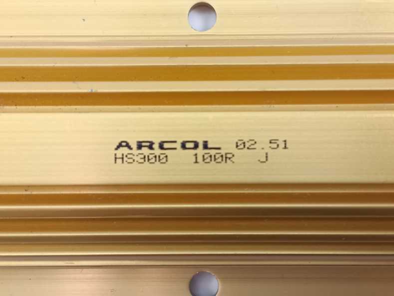 arcol HS300 100R J Wire Wound Resistor