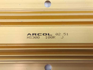 arcol HS300 100R J Wire Wound Resistor