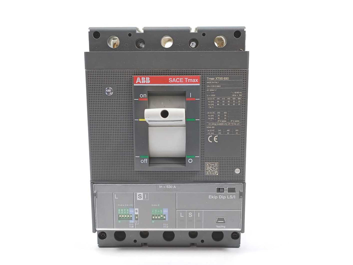 ABB 1SDA100425R1 Circuit Breaker XT5S 630 Ekip Dip LS/I In=630 3p F F , Not used