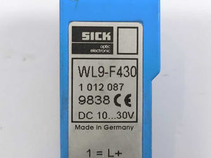 SICK 1012087 Photoelectric Sensor, WL9-F430