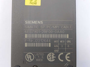 Siemens 6ES7901-2BF00-0AA0 PC/MPI Cable
