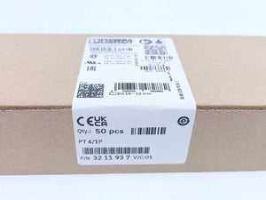 Phoenix Contact 3211937 Feed-Through Terminal Block PT 4/1P 50 Pcs.