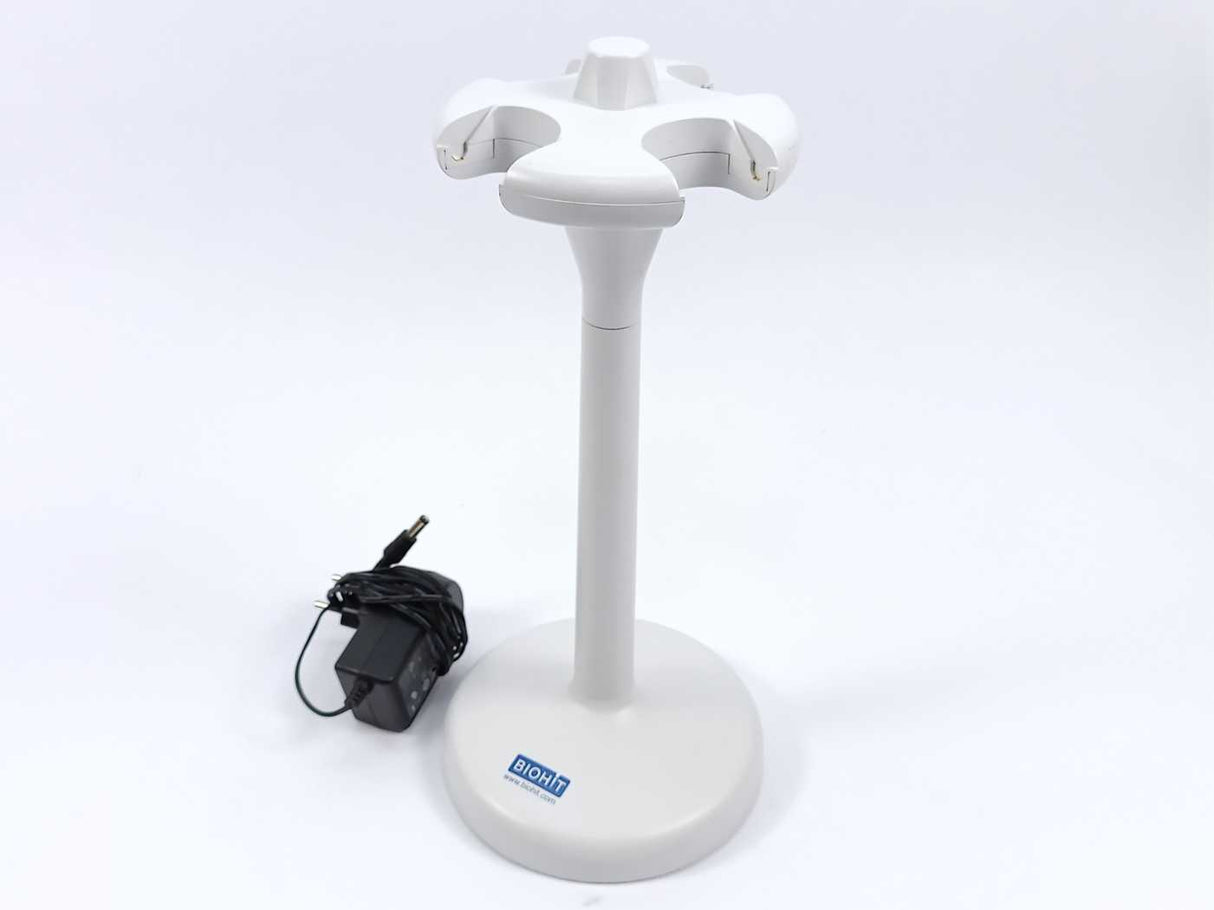 Biohit 730991 Pipette Charging Carousel for 4 Pipettes W:eLine e5000 100-5000 μL