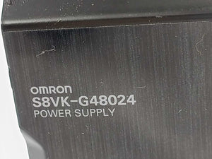 OMRON S8VK-G48024 Book Type Power Supply, AC100-240V, 50/60Hz, 6.1A, DC90-350V
