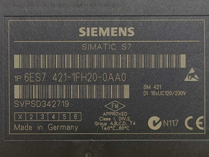 Siemens 6ES7421-1FH20-0AA0 SIMATIC S7-400, digital input SM 421