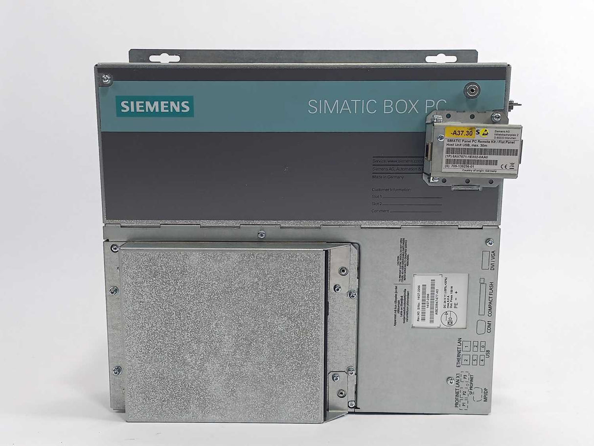 Siemens 6BK1000-6TR00-0AA0 SIMATIC Box PC 627B W: 6AV7671-1EX02-0AA0