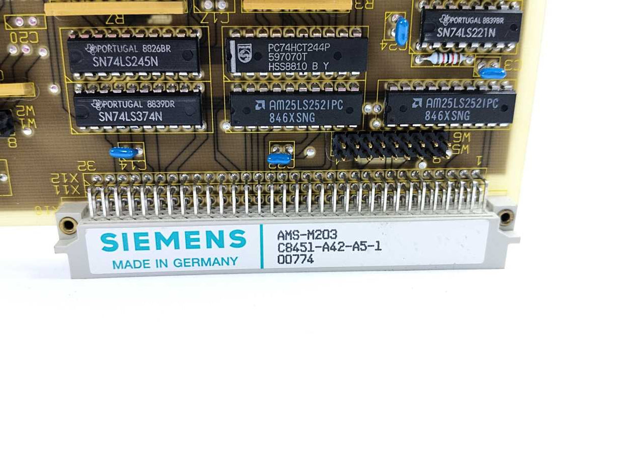 Siemens C8451-A42-A5-1 0774 SICOMP AMS-M203 DIGITAL IN/OUTPUT MODULE