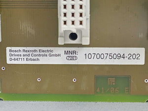 Bosch 1070075094-202 Rack module 1070075100-207
