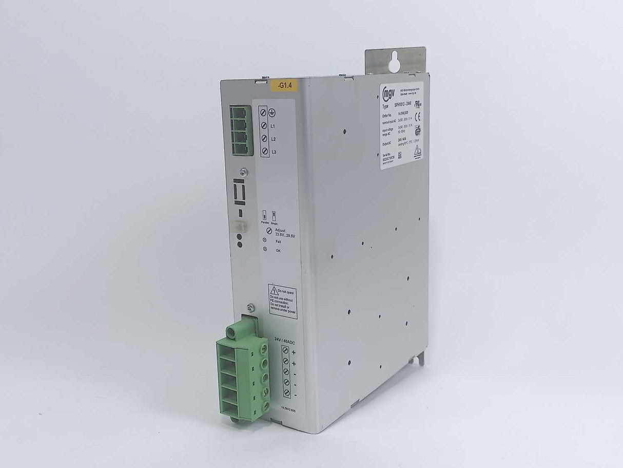MGV 14.5942.805 SPH1013-2440 3-Phase DIN-Rail Power Supply, 3x380-500V/3.1A