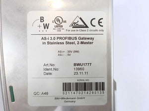 Bihl+Wiedemann BWU1777 ASi-3 PROFIBUS Gateway