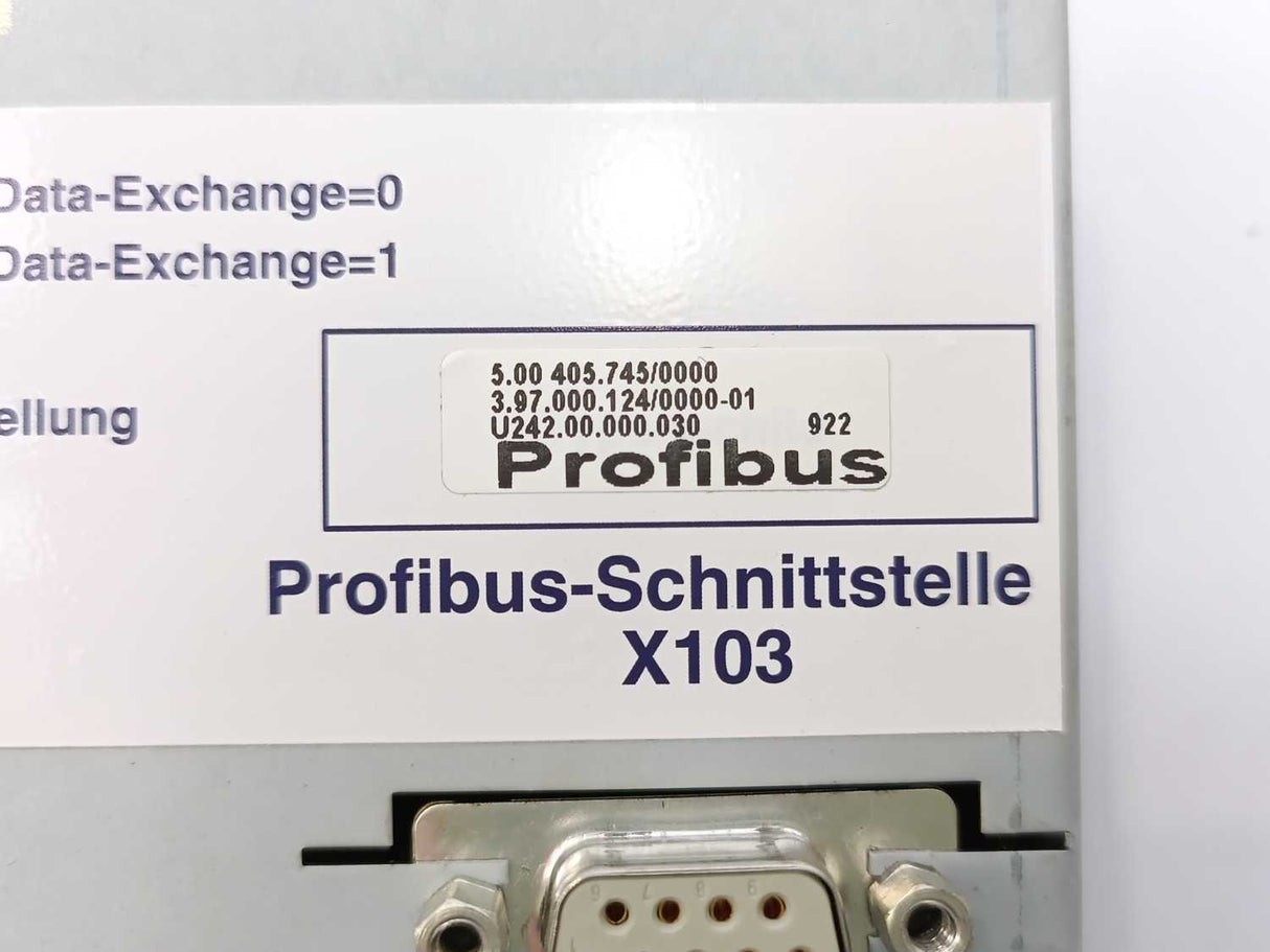 Profibus 5.00.405.745/0000 Module X103
