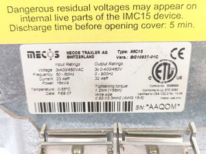 Mecos IMC15 BG10837-01C Magnetic Bearing and Motor Controller